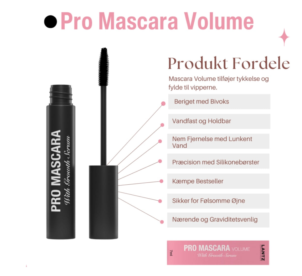 2 pro mascara 1 length og 1 volume