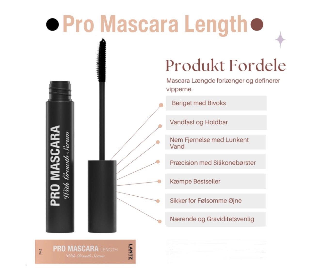 2 pro mascara 1 length og 1 volume