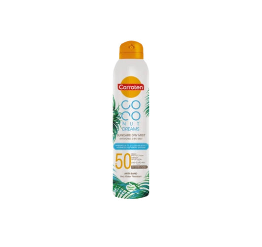 Carroten Dry Mist SPF 50 Coconut Dreams