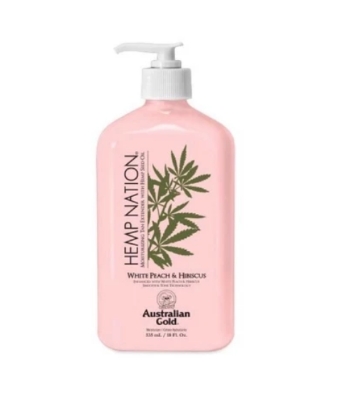 Hemp Bodylotion Nation White Peach & Hibiscus 535 Ml.